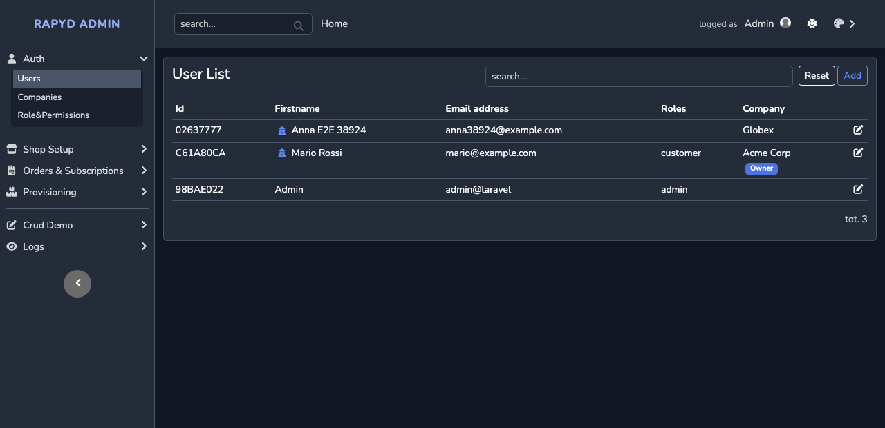 Bundled theme, dark mode