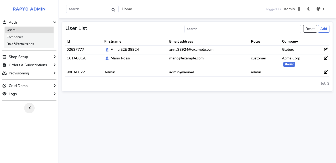 Bundled theme, light mode